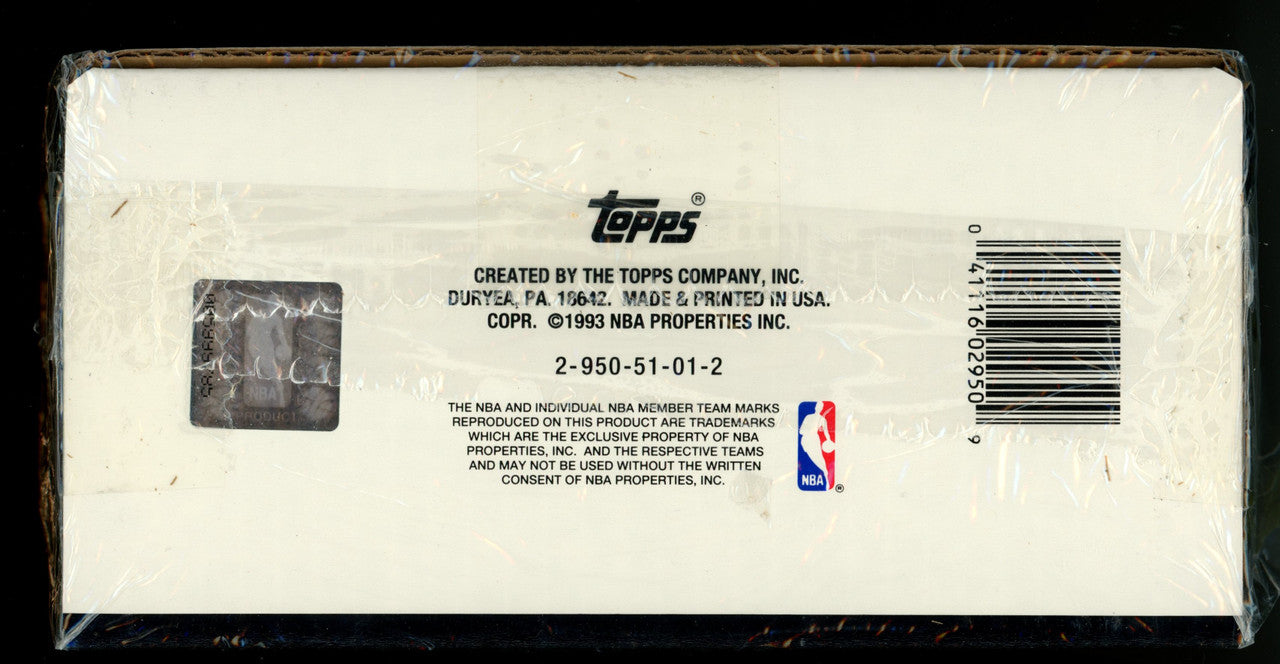 1992-93 Topps Gold Basketball Complete Factory Set Sealed Shaq RC