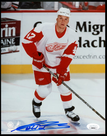 Sean Avery Signed Autographed 8x10 Red Wings JSA AK60742