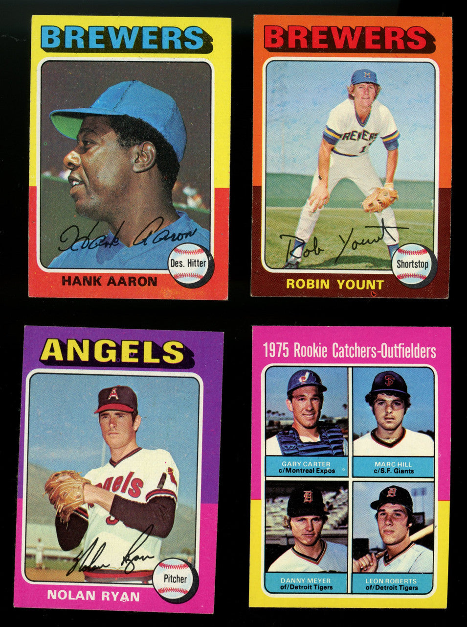 1975 Topps Baseball Near Complete Set 643/660 EX+ Missing Brett RC