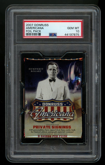 2007 Donruss Americana Foil Pack PSA 10