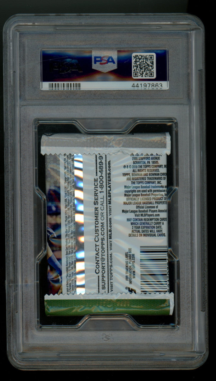 2019 Bowman Baseball Hobby Pack PSA 9
