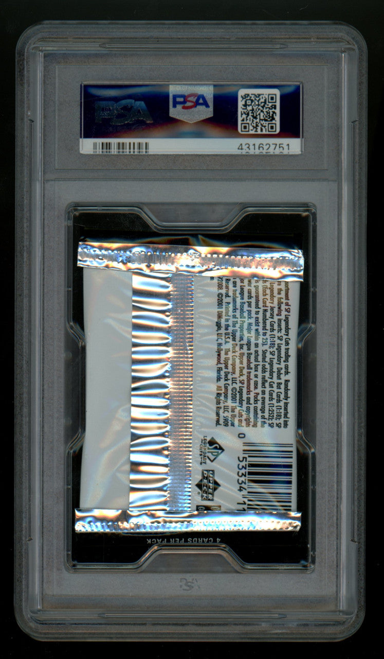 2001 Upper Deck SP Legendary Cuts Baseball Foil Pack PSA 10