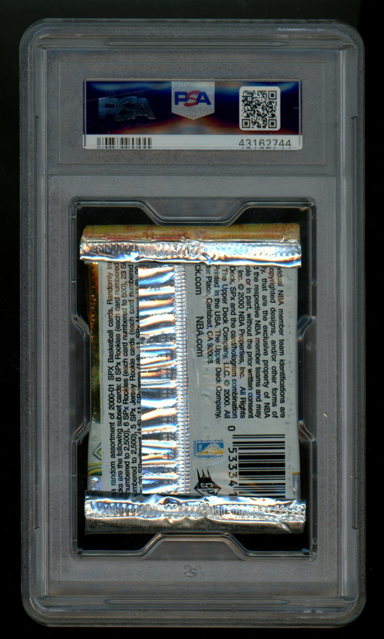 2000-01 Upper Deck SPX Basketball Foil Pack PSA 10