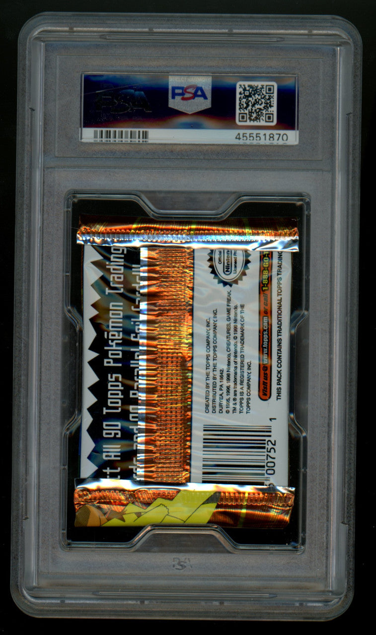 1999 Topps Pokemon TV Animation Foil Pack PSA 10