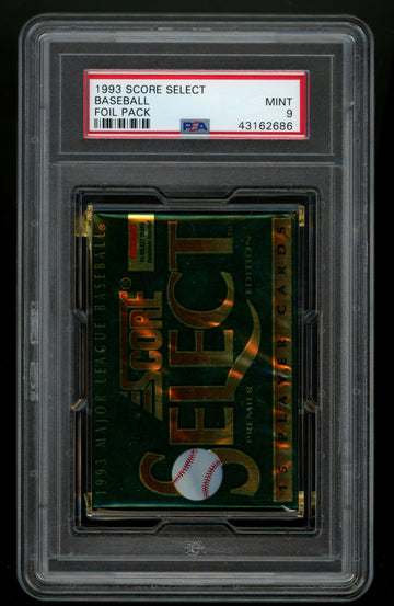 1993 Score Select Baseball Foil Pack PSA 9