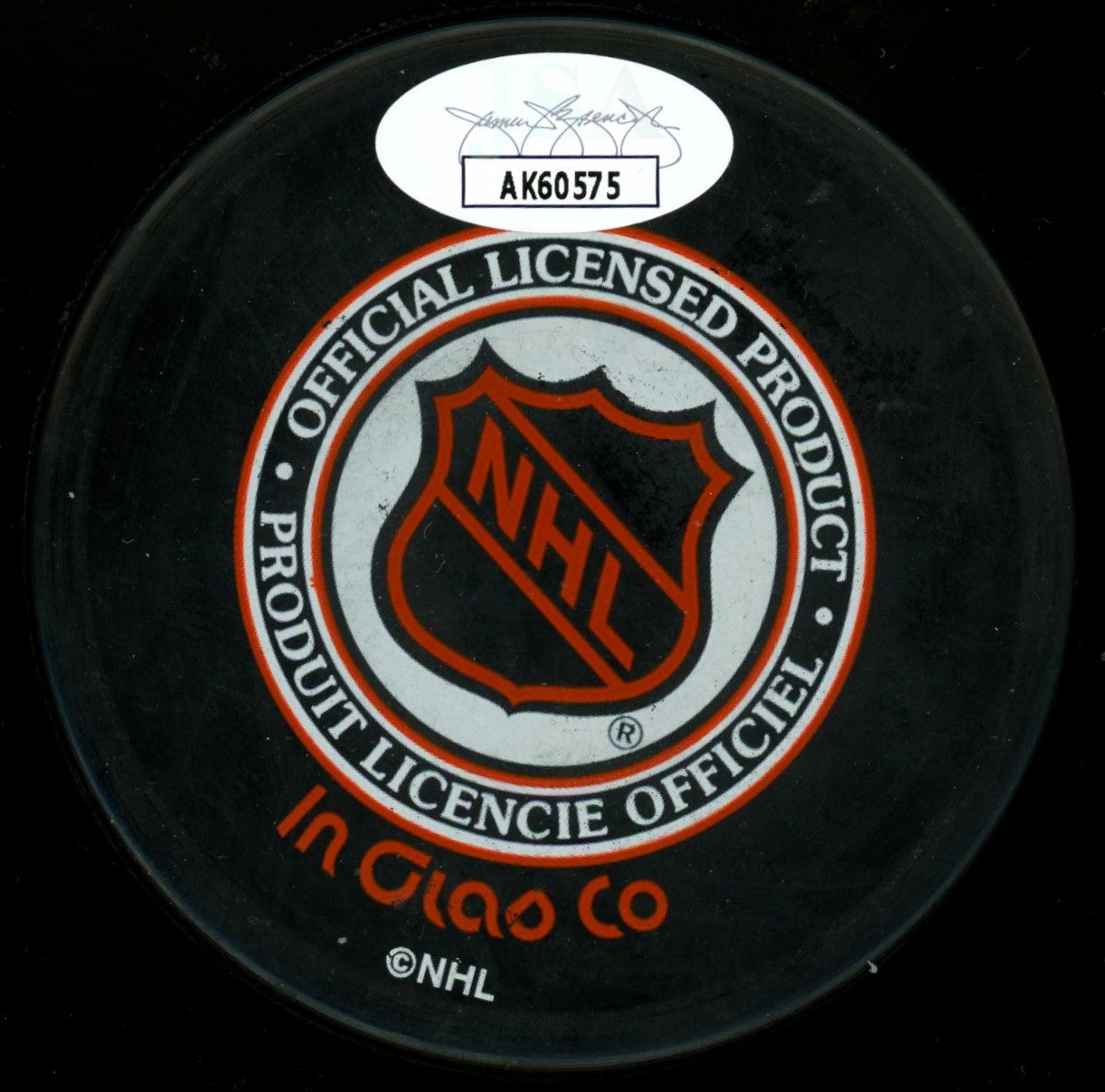 Mark Messier Signed Autographed Rangers Puck JSA AK60575