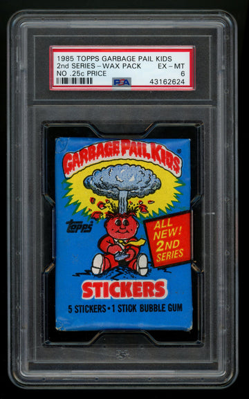 1985 Topps Garbage Pail Kids 2nd Series Wax Pack PSA 6