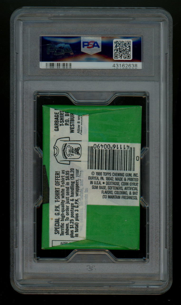 1986 Topps Garbage Pail Kids 3rd Series Wax Pack PSA 7