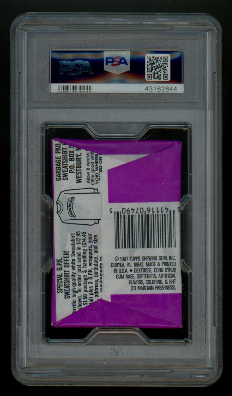 1987 Topps Garbage Pail Kids 7th Series Wax Pack PSA 8