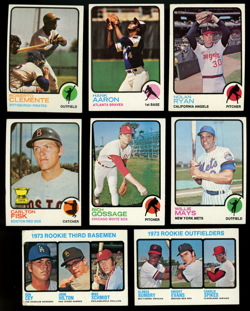 1973 Topps Baseball Near Complete Set 647/660 VG/EX Overall