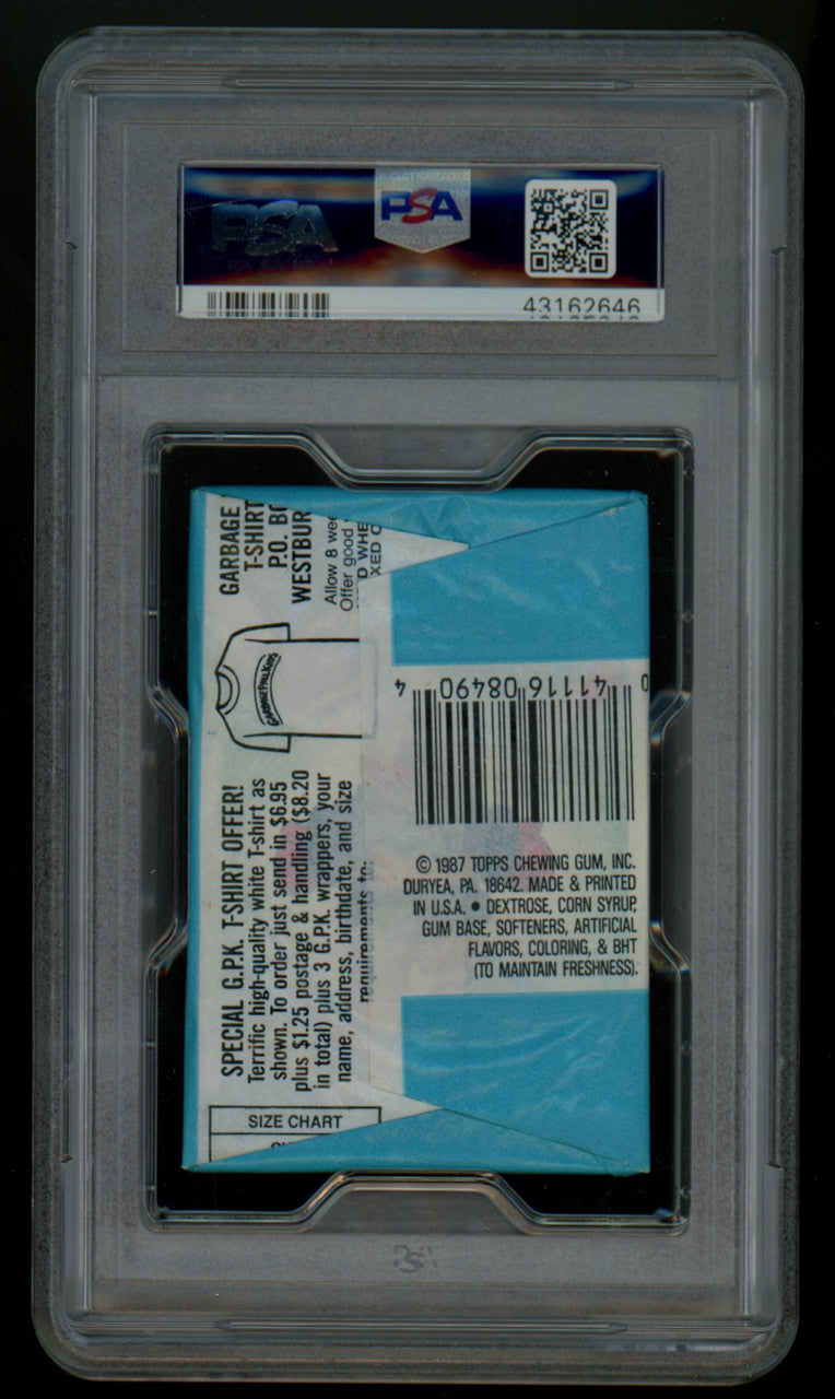 1987 Topps Garbage Pail Kids 8th Series Wax Pack PSA 8