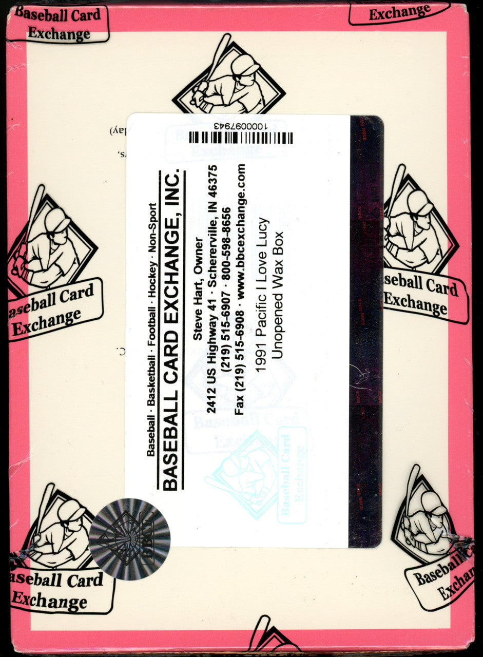 1991 Pacific I Love Lucy Wrapped Sealed BBCE Wax Box (36 Packs)