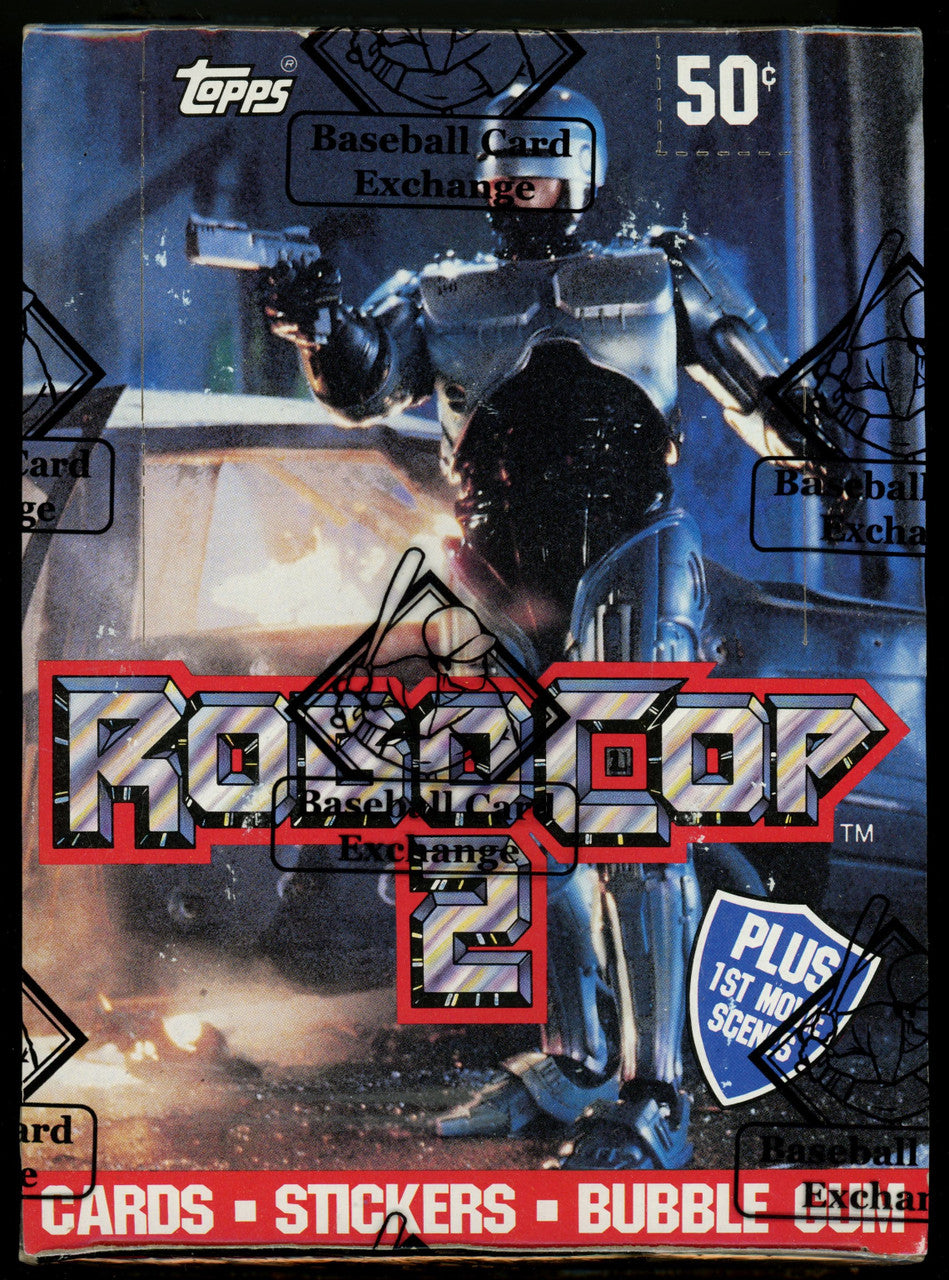 1990 Topps Robocop 2 Wrapped Sealed BBCE Wax Box (36 Packs)