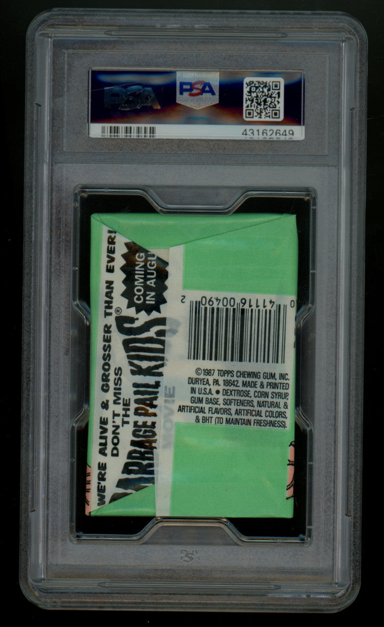 1987 Topps Garbage Pail Kids 10th Series Wax Pack PSA 8