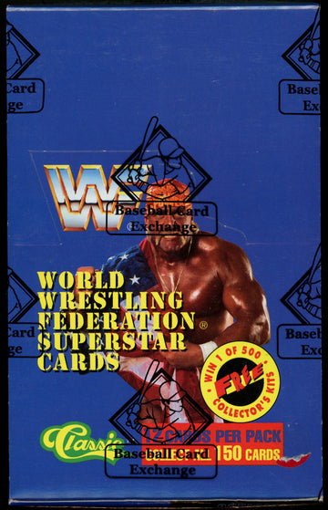 1991 Classic WWF Wrestling Wrapped Sealed BBCE Box (Undertaker RC)