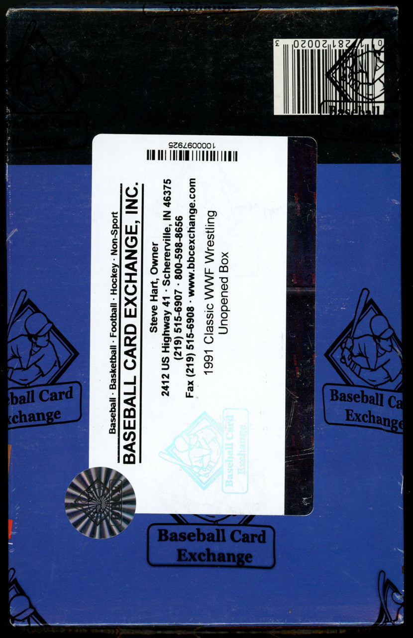 1991 Classic WWF Wrestling Wrapped Sealed BBCE Box (Undertaker RC)