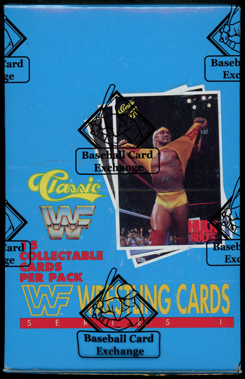1990 Classic WWF Wrestling Series 1 Box BBCE Wrapped Sealed