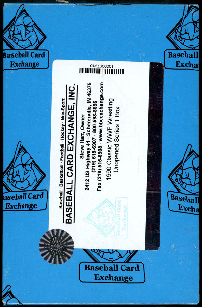1990 Classic WWF Wrestling Series 1 Box BBCE Wrapped Sealed