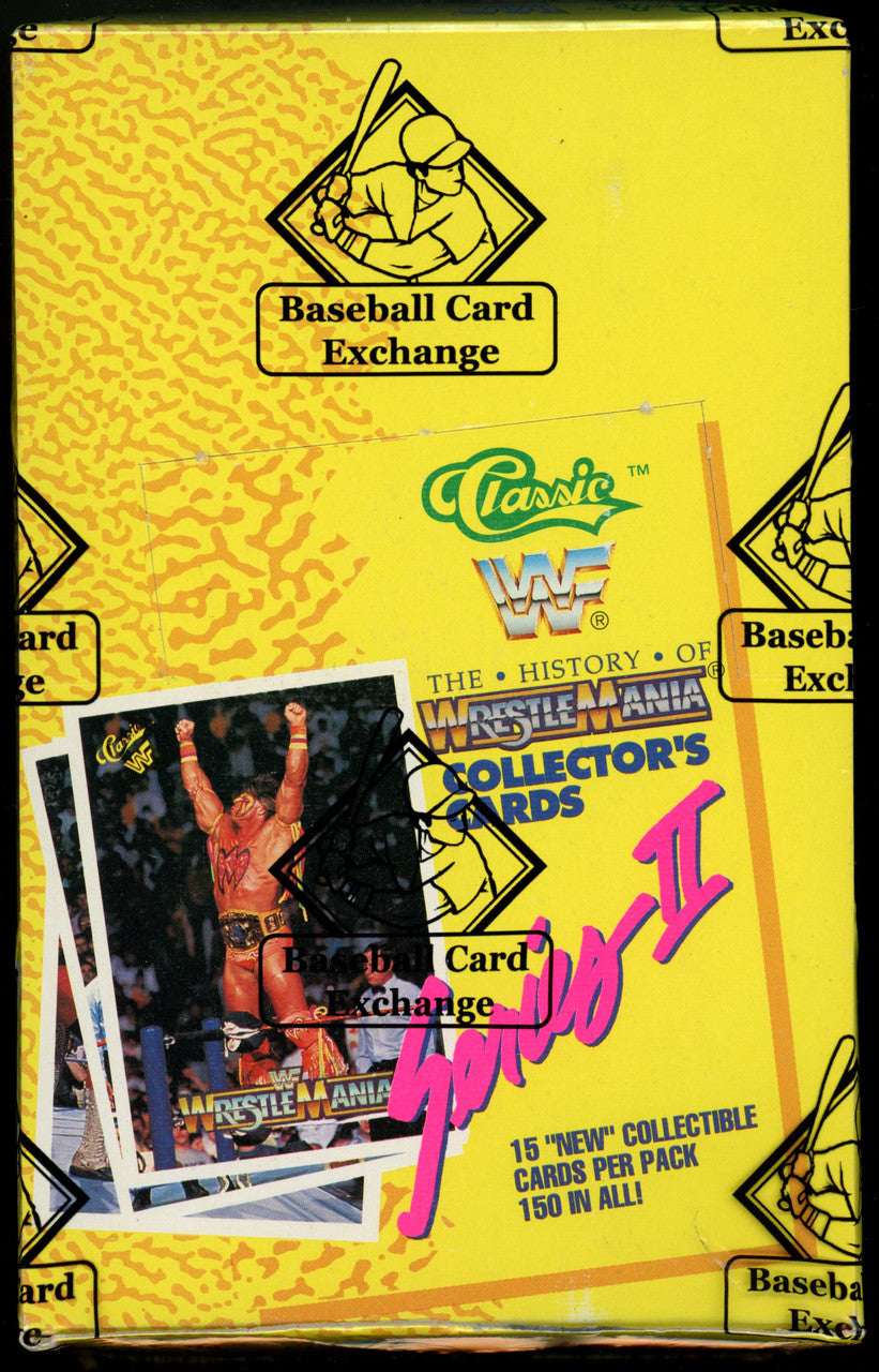 1990 Classic WWF Wrestling Series 2 Box BBCE Wrapped Sealed