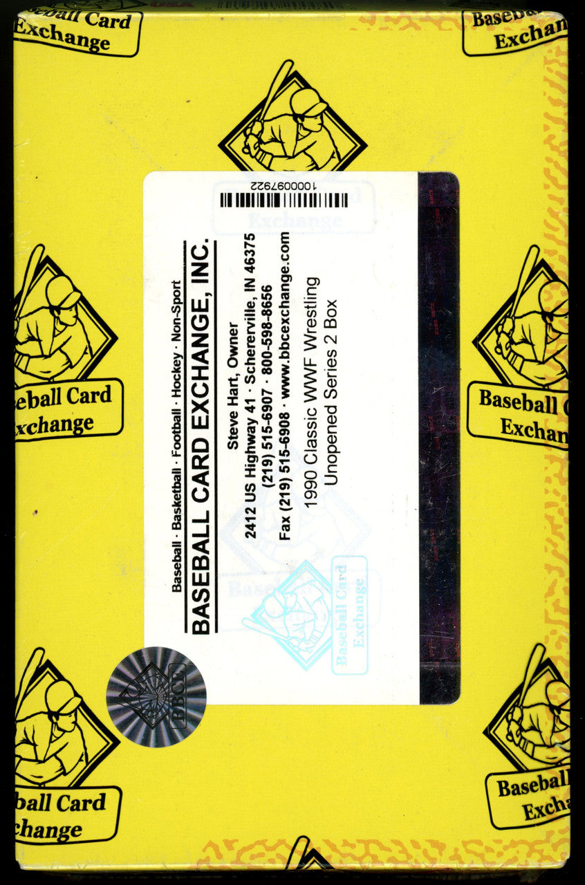1990 Classic WWF Wrestling Series 2 Box BBCE Wrapped Sealed