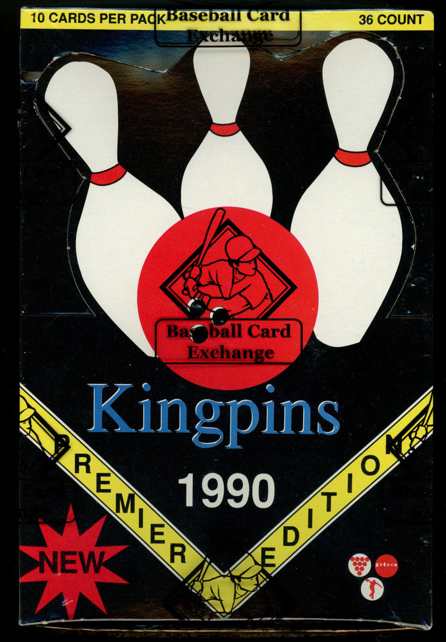 1990 Collect-A-Card Kingpins Bowling Wrapped Sealed BBCE Wax Box (36 Packs)