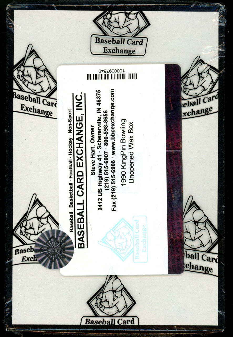 1990 Collect-A-Card Kingpins Bowling Wrapped Sealed BBCE Wax Box (36 Packs)