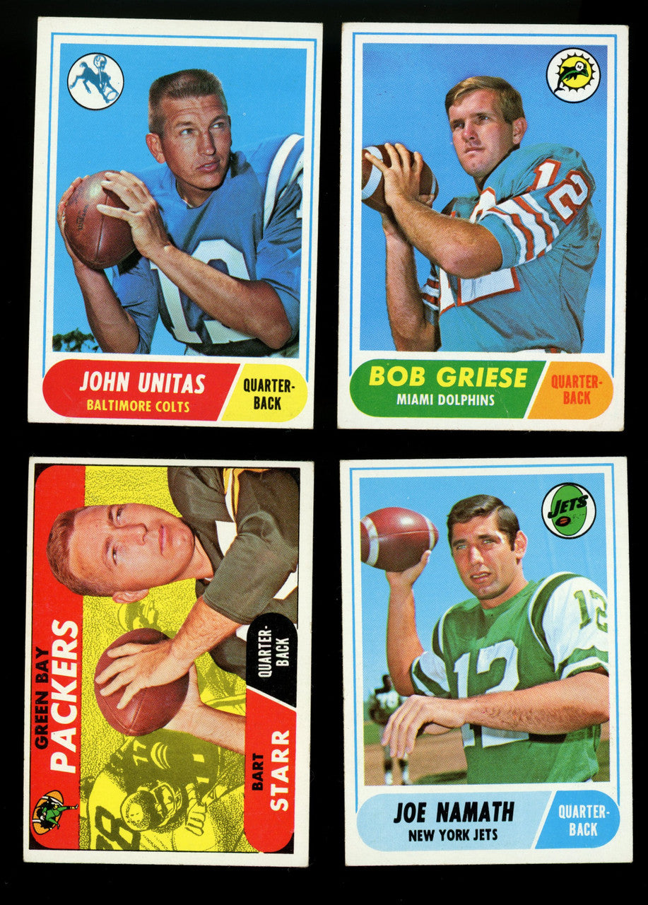 1968 Topps Football Complete Set Missing 1 (218/219) VG/EX-EX