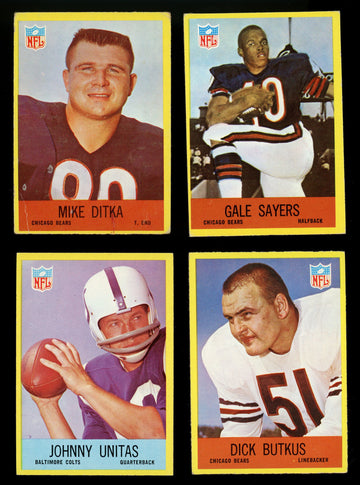 1967 Philadelphia Football Complete Set (198) Overall VG/EX