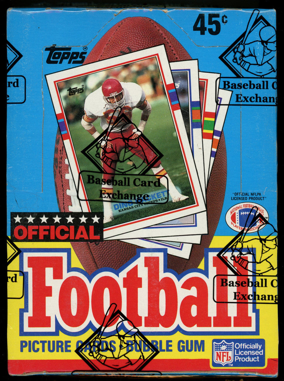 1989 Topps Football Wrapped Sealed BBCE Wax Box (36 Packs)