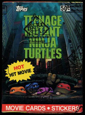 1990 Teenage Mutant Ninja Turtles Series 1 Wrapped Sealed BBCE Wax Box 36 Packs