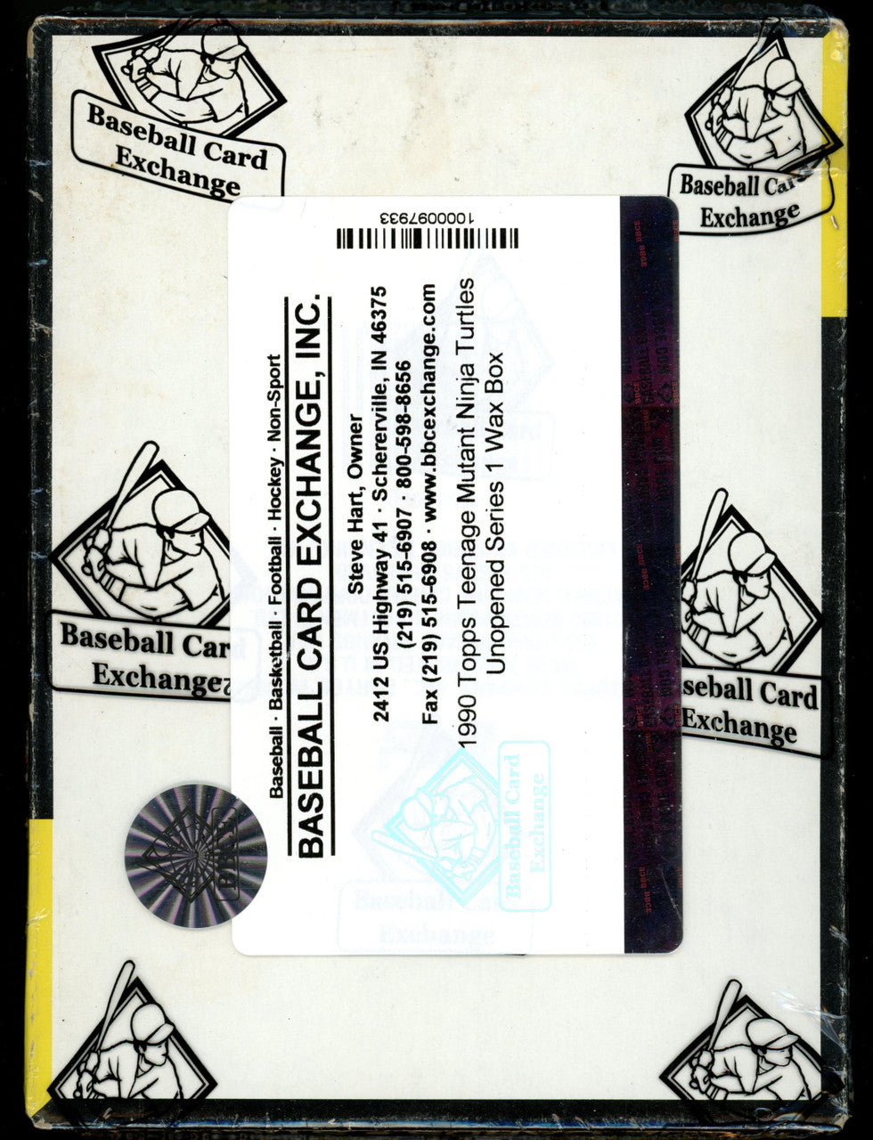 1990 Teenage Mutant Ninja Turtles Series 1 Wrapped Sealed BBCE Wax Box 36 Packs