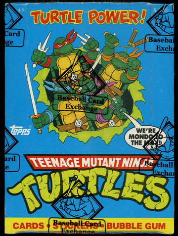 1989 Topps Teenage Mutant Ninja Turtles Wrapped Sealed BBCE Wax Box (48 Packs)