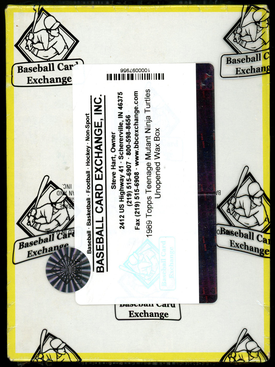 1989 Topps Teenage Mutant Ninja Turtles Wrapped Sealed BBCE Wax Box (48 Packs)