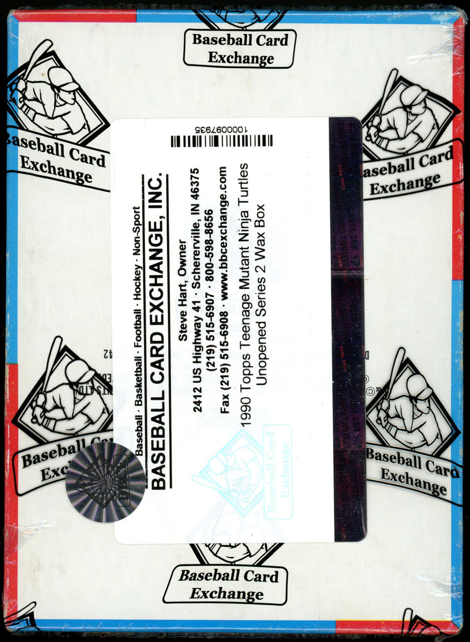 1990 Teenage Mutant Ninja Turtles 2 Secret of the Ooze Wrapped Sealed BBCE Box