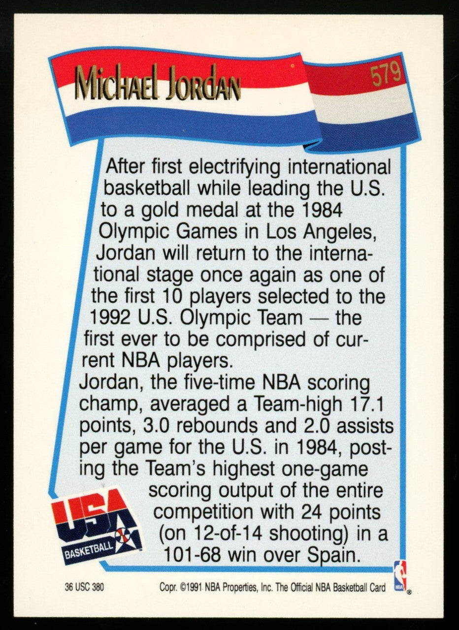 1991-92 Hoops USA Dream Team Set (13) w/ Michael Jordan EX-NM