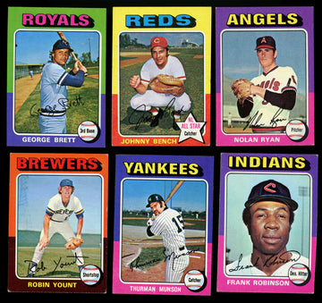 1975 Topps Mini Baseball Near Complete Set 659/660 Missing CL EX