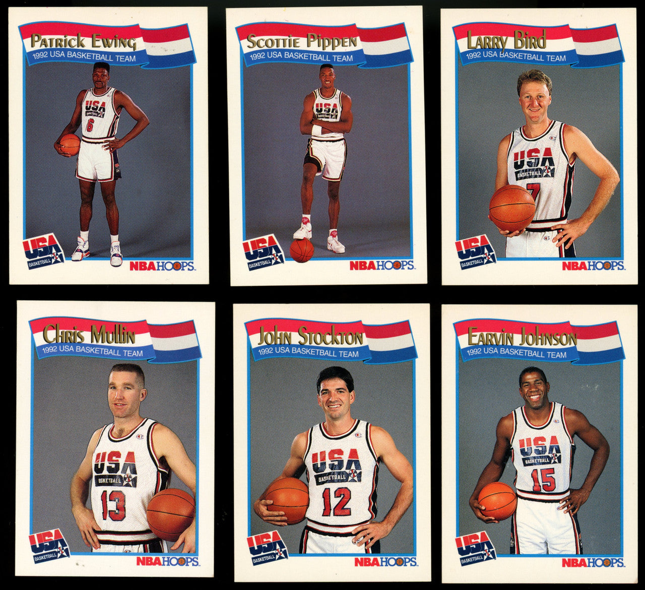 1991-92 Hoops USA Dream Team Set (13) w/ Michael Jordan EX-NM