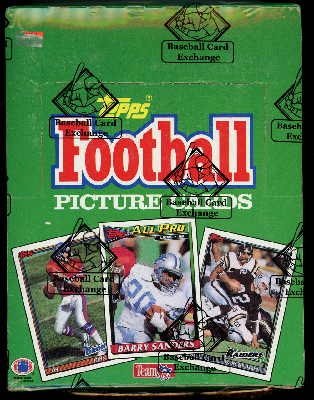 1991 Topps Football Rack Box BBCE Wrapped And Sealed (24 Packs)