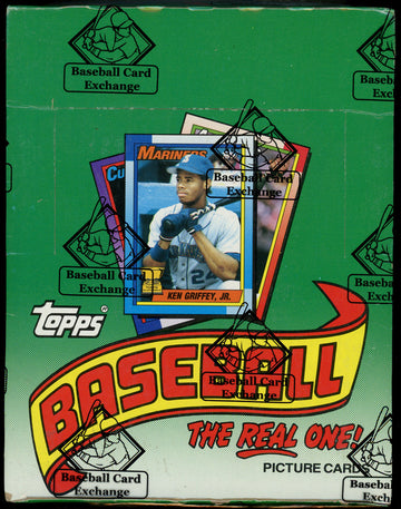 1990 Topps Baseball Rack Box BBCE Wrapped and Sealed