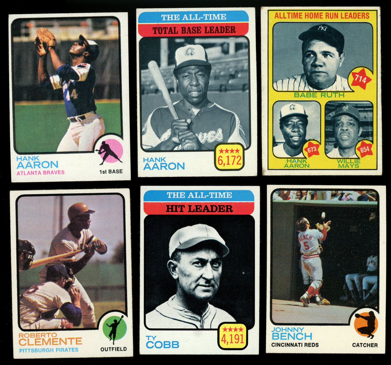 1973 Topps Baseball Near Complete Set 657/660 EX+