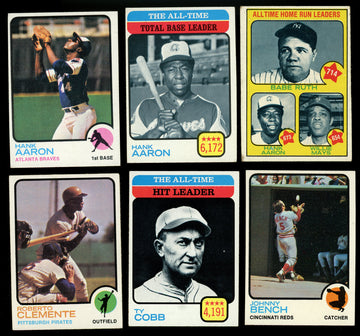 1973 Topps Baseball Near Complete Set 657/660 EX+