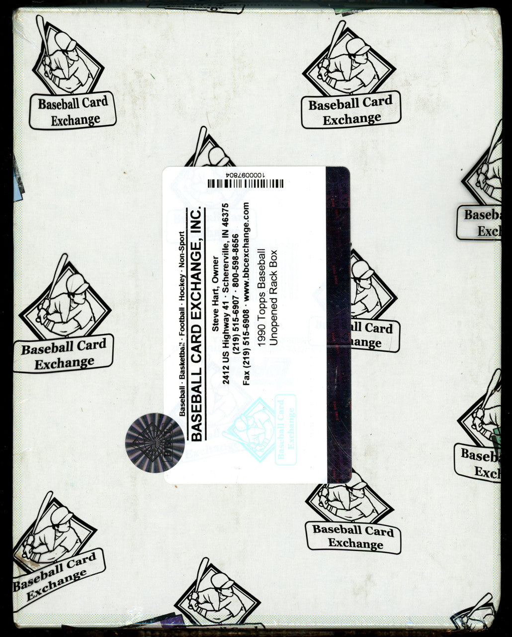 1990 Topps Baseball Rack Box BBCE Wrapped and Sealed
