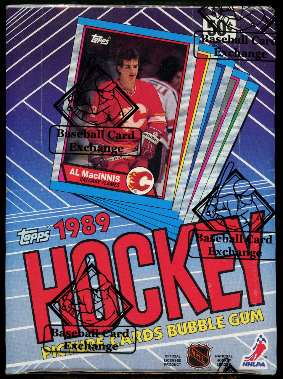 1989-90 Topps Hockey Wax Box BBCE Wrapped and Sealed