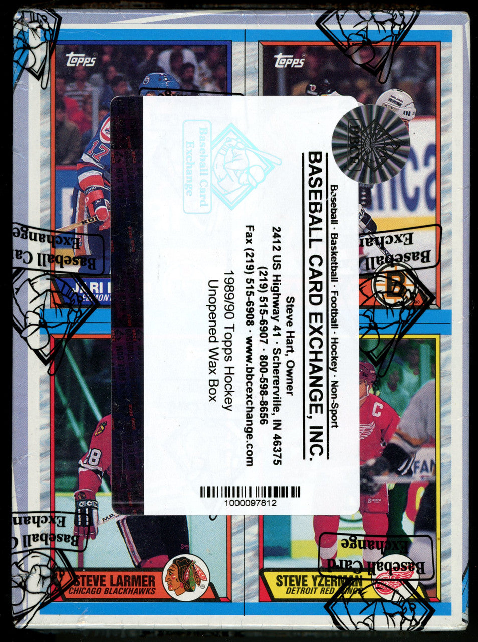 1989-90 Topps Hockey Wax Box BBCE Wrapped and Sealed