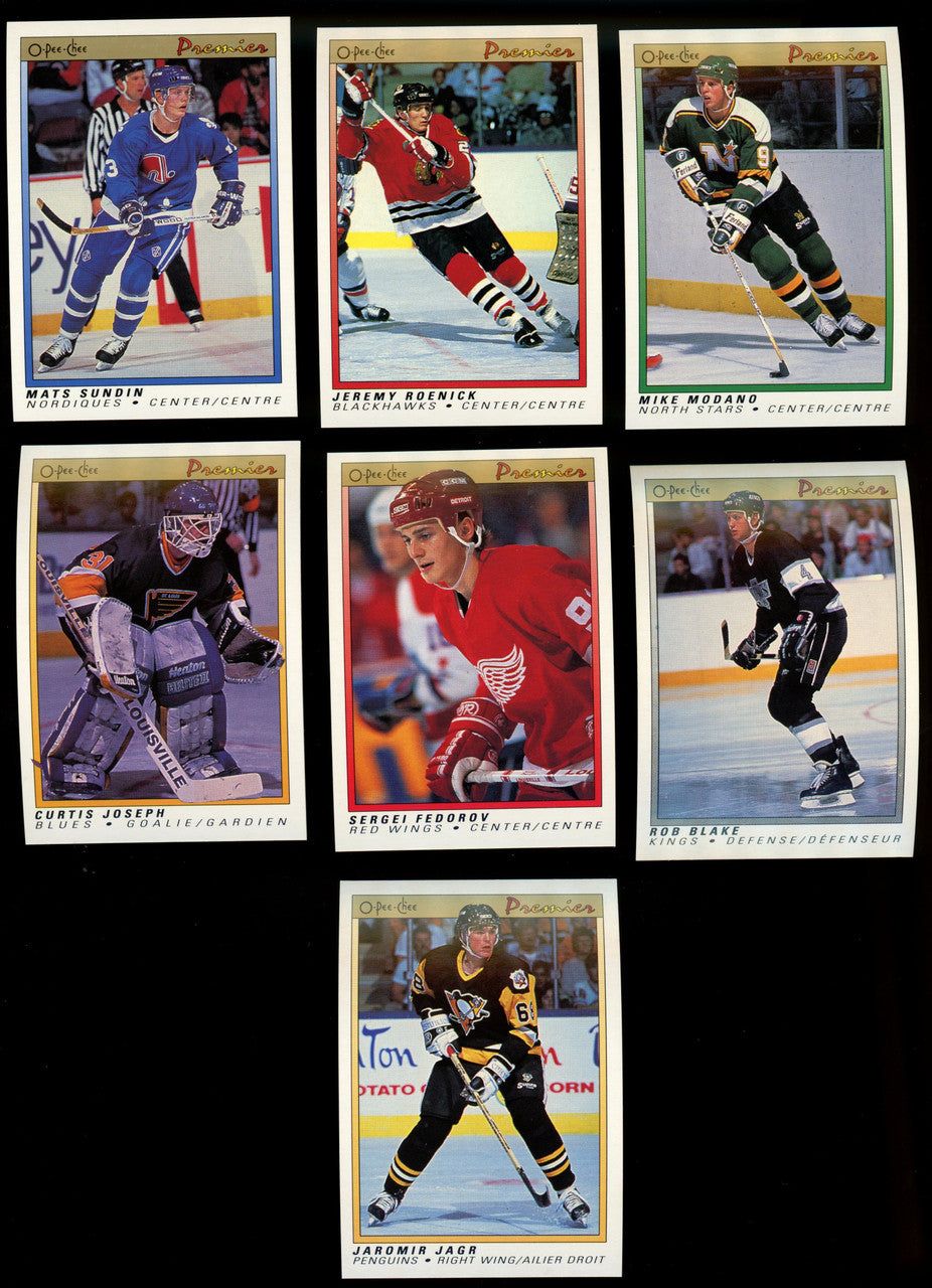1990-91 O-Pee-Chee OPC Premier Hockey Complete Set (132) NM-MT