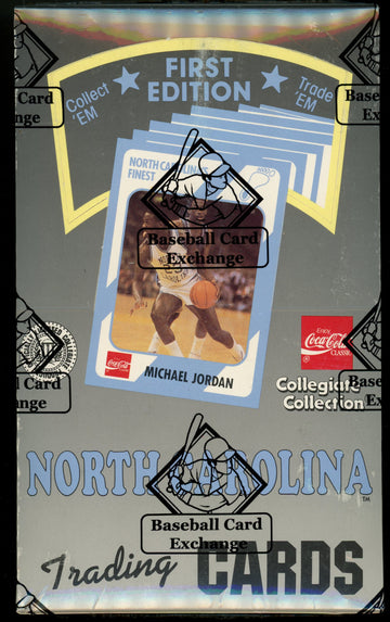 1989 Collegiate Collection North Carolina Box First Edition BBCE Wrapped Sealed