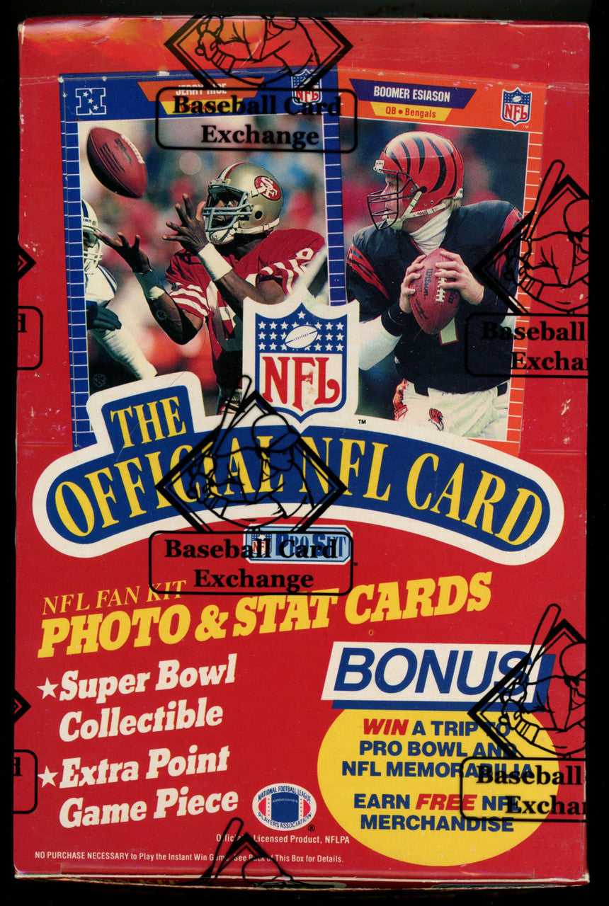 1989 Pro Set Football Series 1 Wrapped Sealed BBCE Wax Box
