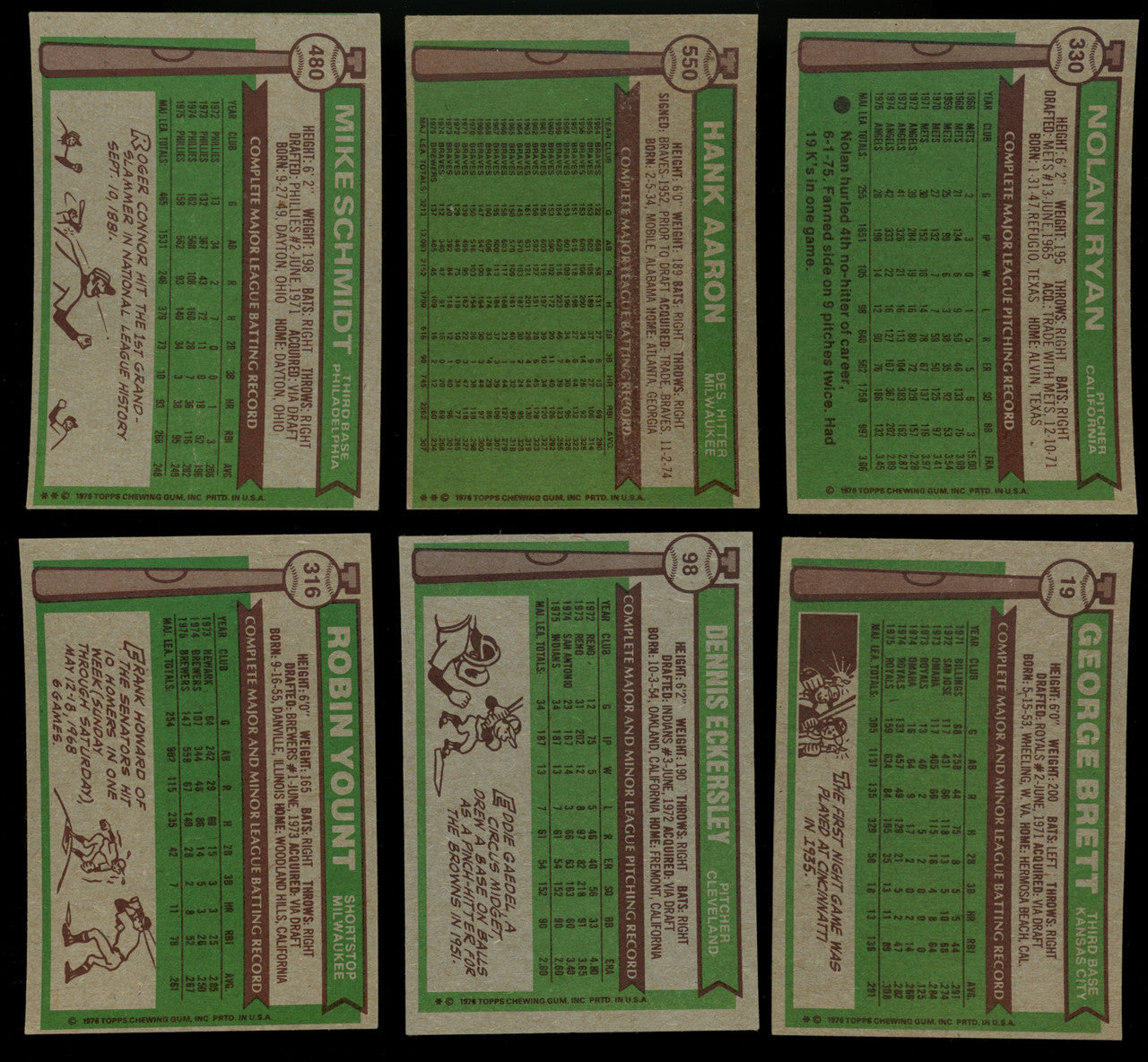 1976 Topps Baseball Complete Set (660) w/ Traded NM