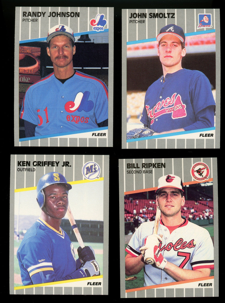 1989 Fleer Baseball Complete Set (660) w/ Ripken FF Error Mint
