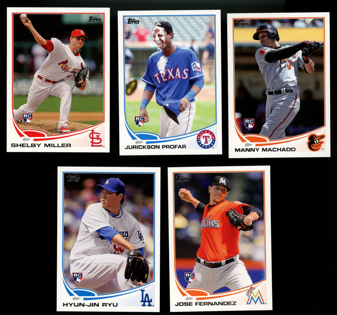 2013 Topps Baseball Complete Set (661) w/ RC SP Variations NM-MT